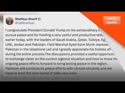 Pakistan puji usaha Trump pacu damai serantau thumbnail