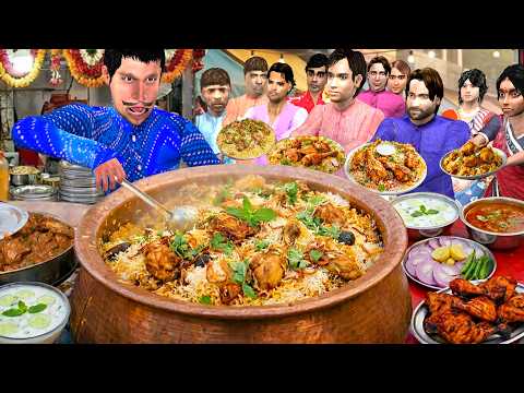 मसालेदार चिकन बिरयानी वाला Famous Spicy Chicken Biryani Wala StreetFood Hindi Kahaniya Moral Stories thumbnail