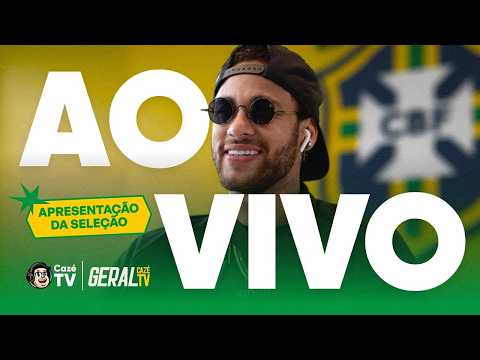APRESENTAÇÃO DA SELEÇÃO BRASILEIRA AO VIVO DIRETO DA GRANJA! | GERAL CAZÉTV thumbnail