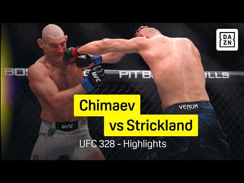 Khamzat Chimaev vs Sean Strickland | UFC 328 | DAZN Highlights thumbnail