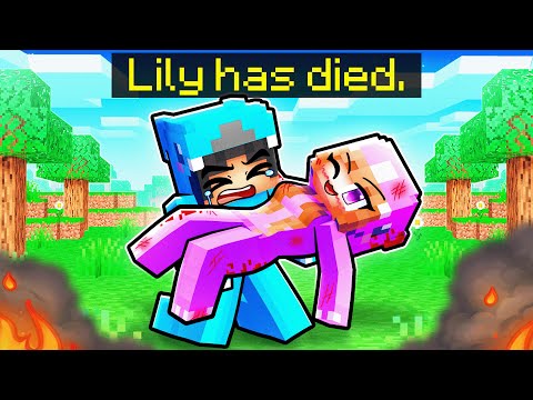 The DAY Lily DIED in Minecraft! thumbnail