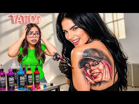 ME TATUÉ LAS CARAS de MIS AMIGAS! thumbnail