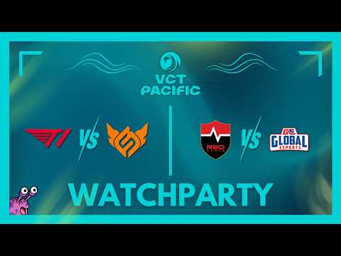 T1 vs FS & NS vs GE | VCT Pacific Stage 1 #VCTWatchParty | !patreon !merch thumbnail