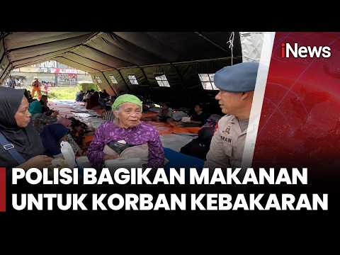 Haru! Polisi Bagikan Makanan untuk Korban Kebakaran Pasar Jiung  | iNews Pagi (3/6) thumbnail
