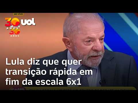 Lula diz ser contra transição longa para fim da escala 6x1: 'É brincar de fazer' thumbnail