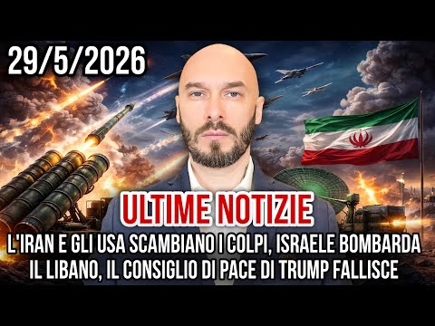 ULTIME NOTIZIE 29/6/2026 L’ITAN E GLI USA SCAMBIANO I COLPI, ISRAELE BOMBARDA IL LIBANO thumbnail