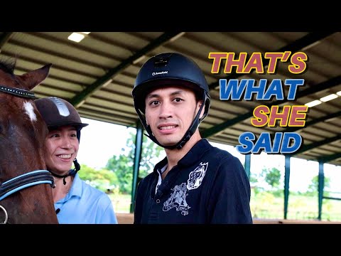 THAT'S WHAT SHE SAID (Horse Riding Edition) thumbnail