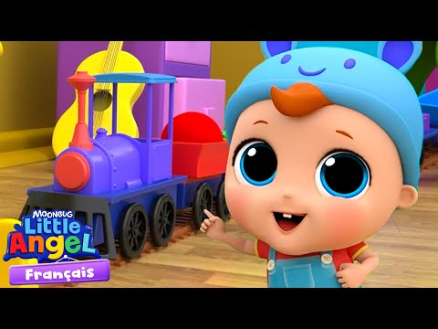 Le Train des Couleurs  | Comptines avec Bébé Louis | Little Angel Français thumbnail