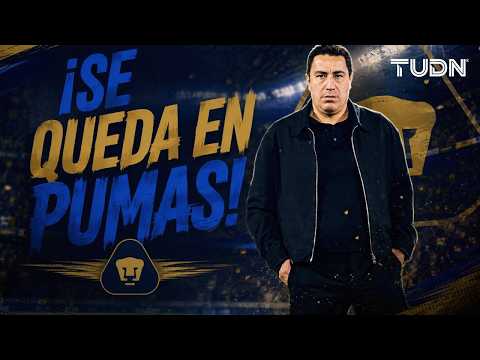 ¿NO HAY POLÉMICA? Efraín Juárez sigue siendo técnico de los Pumas | TUDN thumbnail