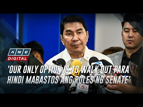 Tulfo: Senate minority protecting institution, majority protecting themselves | ANC thumbnail