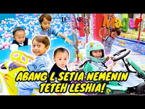 MAGER : SERUNYA ABANG L & TETEH LESHIA, PLAYGROUND KAYAK MILIK BERDUA! thumbnail