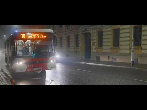Poland, Przemyśl, bus 18 night ride from Ul. Mickiewicza poczta to ul. 3-go Maja thumbnail
