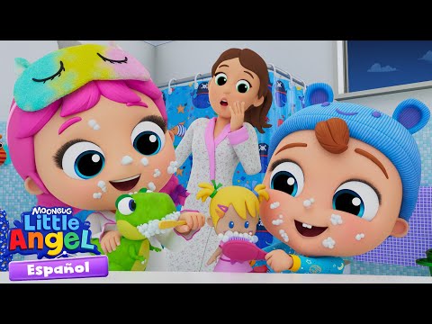 ⭐NUEVO⭐ Canción para lavarse los dientes 🪥 Canciones Infantiles 🎵 Little Angel Español thumbnail