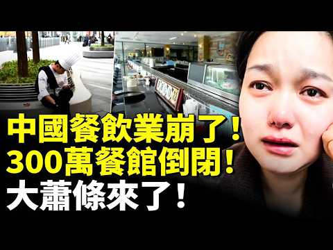 中國餐飲業崩了！300萬餐館倒閉！大蕭條來了！ 　#看大陸 #睇大陸 thumbnail