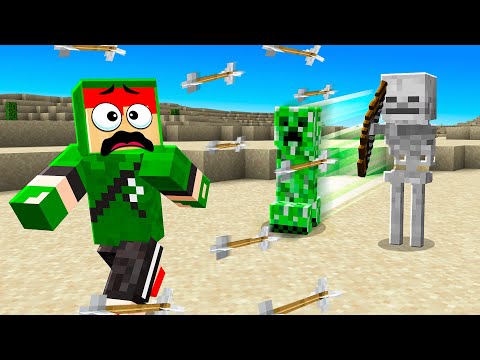 Minecraft mas, a velocidade foi aumentada em 100X!! Impossível sobreviver? thumbnail