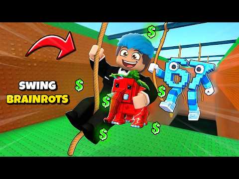 BUWIS BUHAY PARA MAKAKUHA NG BRAINROT | Roblox | Swing for Brainrot thumbnail