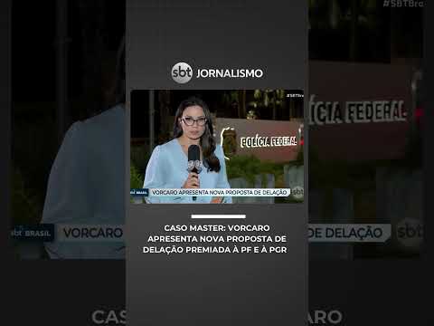 Caso Master: Vorcaro apresenta nova proposta de delação premiada à PF e PGR  | #SBTBrasil thumbnail
