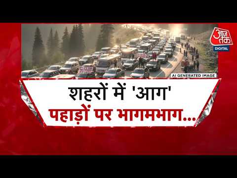 Weather Updates: मैदानी इलाकों में भीषण गर्मी और लू का खतरा, पहाड़ी राज्यों में भारी भीड़ | Aaj Tak thumbnail