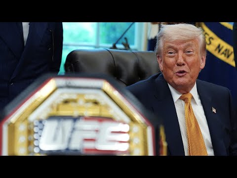 'Fake news' outlets crash out over Trump's UFC fight spectacle thumbnail