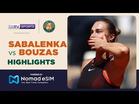 Aryna Sabalenka vs Jessica Bouzas Maneiro  | Roland-Garros 2026 | Match Highlights thumbnail