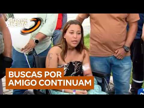 Mulher resgatada depois de 48 horas à deriva no mar faz pronunciamento após alta no hospital thumbnail
