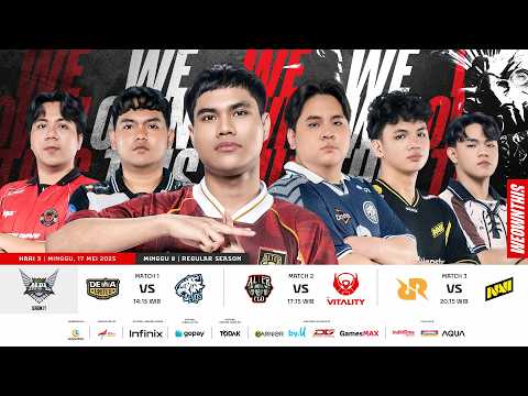 ? LIVE | MPL ID S17 | Regular Season Hari 3 Minggu 8 | Bahasa Indonesia thumbnail