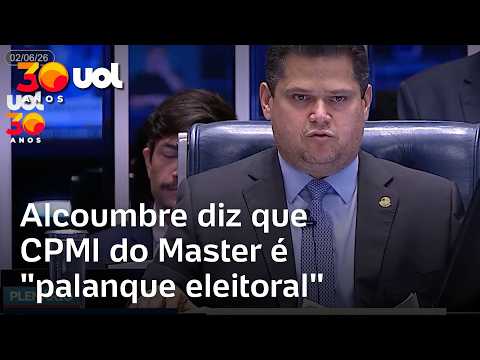 Alcolumbre sobe o tom e desabafa sobre pressão para instalar CPMI do Master: 'Palanque eleitoral' thumbnail
