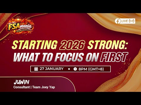 [FSA Mania] Starting 2026 Strong: What to Focus On First thumbnail