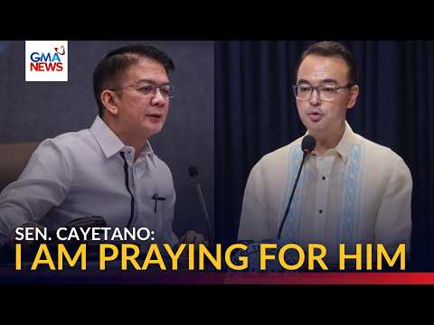 'I love him as a brother' - Reaksyon ni Cayetano sa pagdalo ni Escudero sa Senado kahapon | GMA News thumbnail
