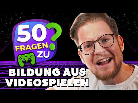 Unser GANZES WISSEN stammt aus VIDEOSPIELEN! | 50 Fragen zu Bildung aus Videospielen thumbnail
