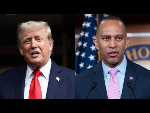 ‘He’s a dumb guy’: Trump brutally roasts ‘low IQ’ Hakeem Jeffries thumbnail