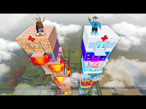 AKU DAN PAK UNAT BUAT GEDUNG SAMPAI KELANGIT ANTI BANJIR BANDANG YANG BESAR DI ROBLOX!! thumbnail