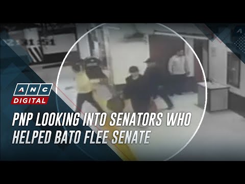 PNP looking into senators who helped Bato flee senate | ANC thumbnail