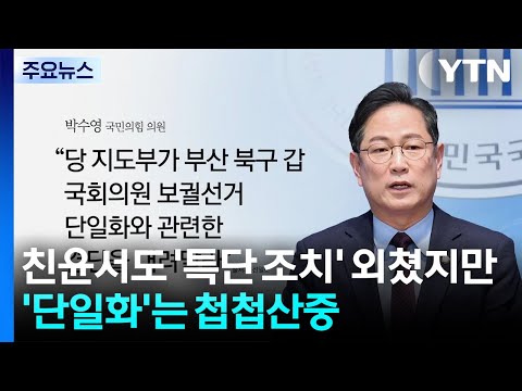친윤에서도 '특단 조치' 외쳤지만...'단일화'는 첩첩산중 [앵커리포트] / YTN thumbnail