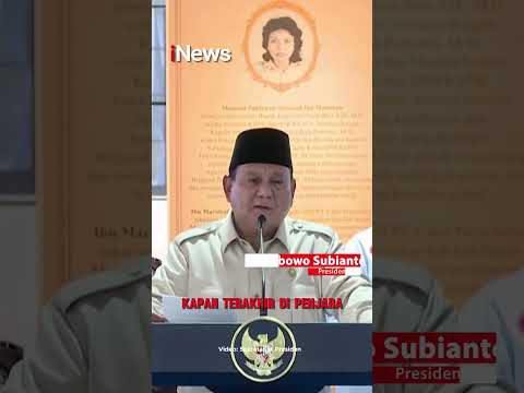 Canda Prabowo ke Menteri LH Jumhur: Bolak-balik Masuk Penjara, Sekarang Jadi Menteri thumbnail