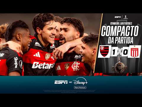 FLAMENGO BATE O ESTUDIANTES E GARANTE VAGA ANTECIPADA NAS OITAVAS DA LIBERTADORES | COMPACTO thumbnail