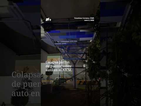 Colapsa estructura de puente en el AICM thumbnail
