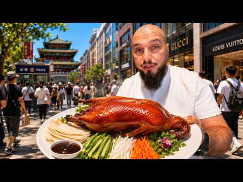 Visiting A High-End Shopping Street & Trying Peking Duck In Wangfujing Street, Beijing, China 🇨🇳 thumbnail