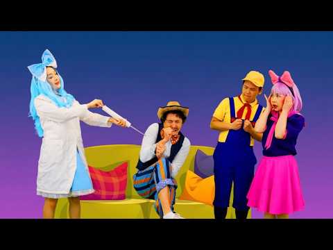 Daddy is Sick & Mommy has a Boo-Boo Song | Kids Funny Songs thumbnail
