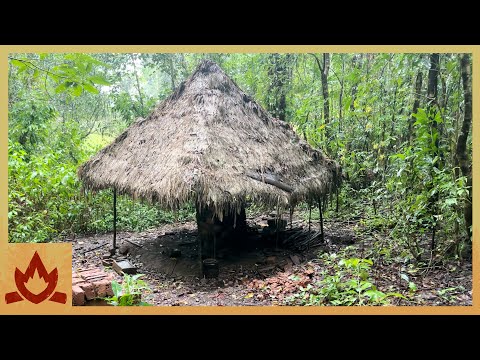 Primitive Technology: Wet Season Destroys Thatched Workshop thumbnail