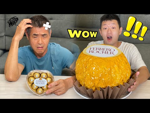 如何製作超巨大金沙！How to make huge Ferrero Rocher！ thumbnail