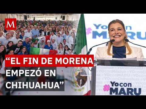 El encendido discurso de Maru Campos junto a Fox y Calderón en contra de Morena thumbnail