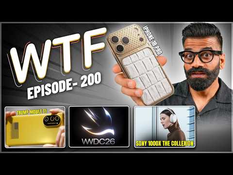 iPhone 18 Pro Gold | Trump Mobile T1 | WWDC 2026 | vivo X500 Pro | Episode 200 | Technical Guruji🔥🔥🔥 thumbnail