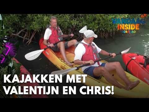 Héérlijke beelden van Chris Woerts en Valentijn Driessen in een kajak: ‘We zitten vast!’ thumbnail