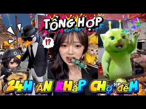 Thử Thách 24H Ăn Khắp Chợ Đêm AI | HAY NHẤT MÙA HÈ..( Hân Dâu ) thumbnail