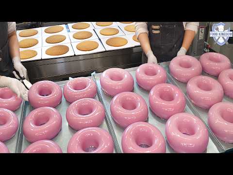먹기 아까운 비주얼! 인기 케이크 5종 공장 대량생산 과정 몰아보기 /  Korean Cake Factory thumbnail