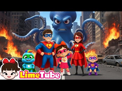 Missão da Família de Super-Heróis! 🧩🦸‍♂️ Resolva o Quebra-Cabeça das Roupas | LimeTube thumbnail