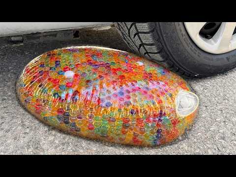 ORBEEZ COCA COLA BALLOON VS CAR, Coca Cola Zero, PowerAde, Fanta, Sprite, Fruko and Mentos Diff Unde thumbnail