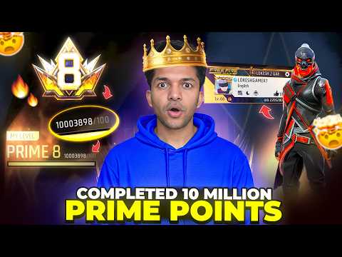 Free Fire Completed 10 Million Prime Points in My ID Spend 1 Crore Rupees in 7 Years thumbnail