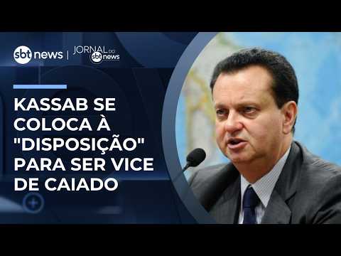 Kassab pode ser vice de Caiado, mas decisão fica para julho | #JornaldoSBTNews thumbnail